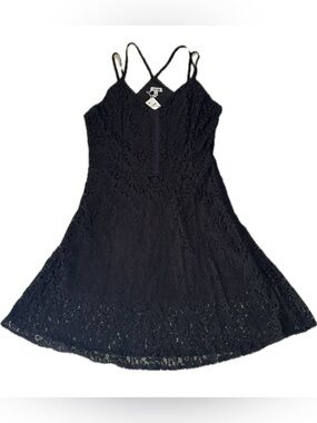 Fashion Line Black Lace Dress